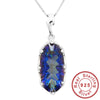 Genuine Rainbow Fire Mystic Topaz Pendant