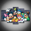 Mickey & Minnie 5 Piece Wall Canvas