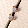 Mickey Cubic Zirconia Crystal earings