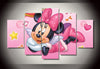 Mickey & Minnie 5 Piece Wall Canvas