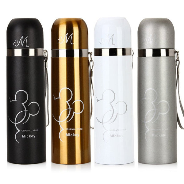 Luxury Mickey Stainless Steel Thermos travelling flask