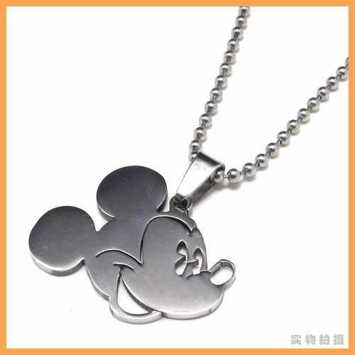 Mickey Head Pendant Necklace