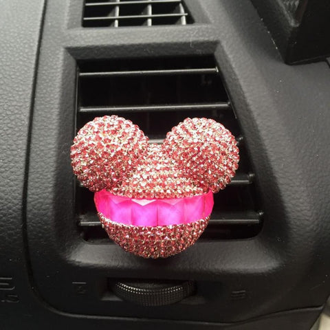 Luxury Crystal Mickey Car Air Refreshing Agent