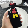 Luxury 3d Mickey/Minnie silicone cover case for iPhone 5 5s 6 6 plus